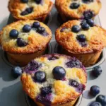 Blueberry Cottage Cheese Muffins