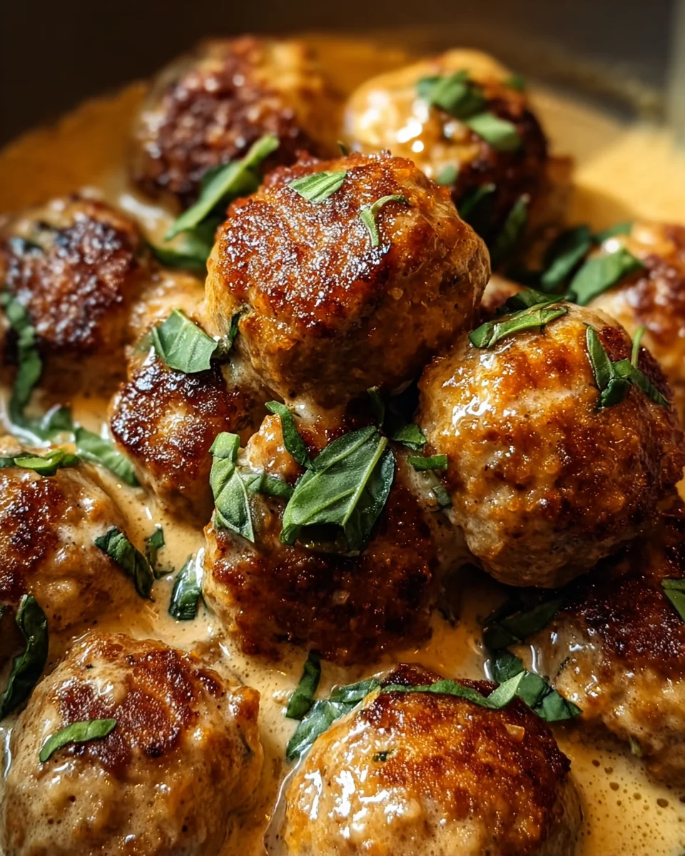 Carnivore Creamy Meatballs