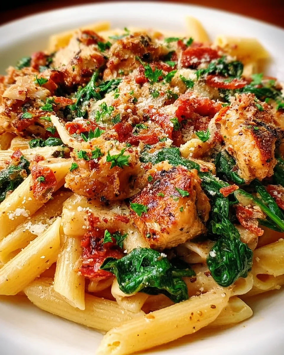 Creamy Chicken Pasta with Bacon