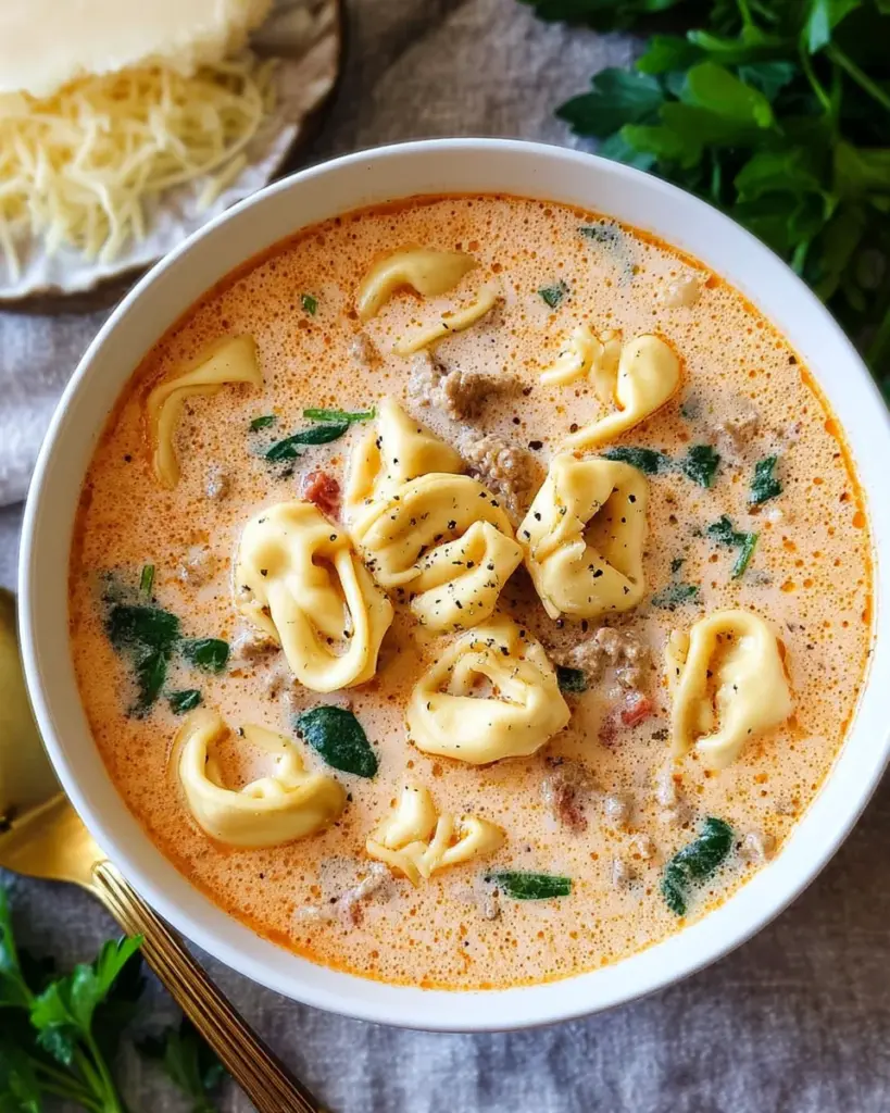 Creamy Tortellini Soup