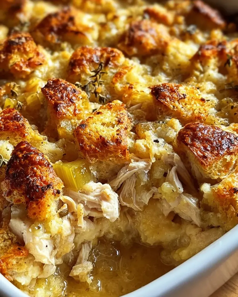 Dolly’s Chicken and Stuffing Casserole