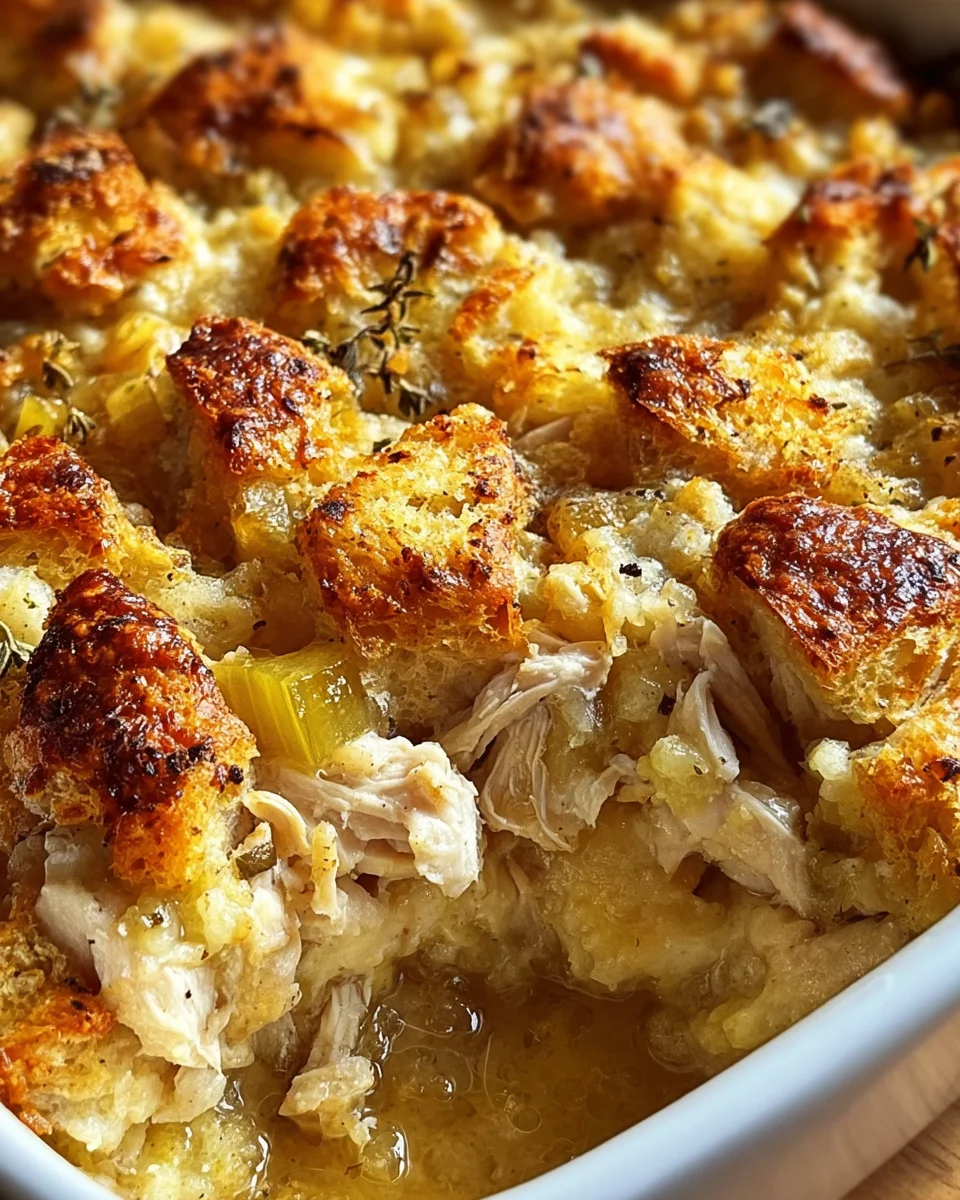 Dolly’s Chicken and Stuffing Casserole