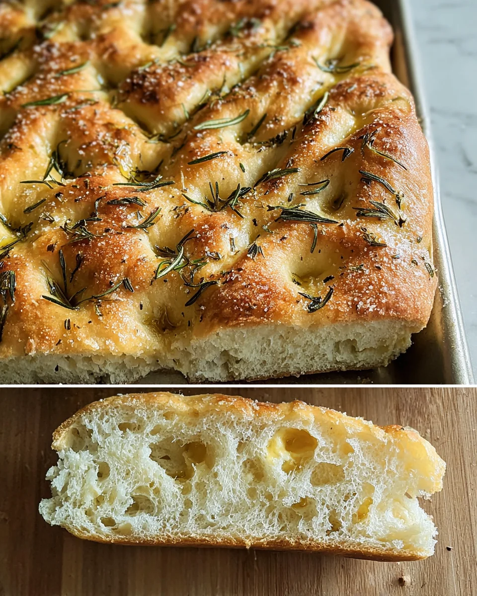 Easy Homemade Focaccia Bread