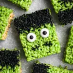 Frankenstein Halloween Rice Krispie Treats 22 Frankenstein Halloween Rice Krispie Treats