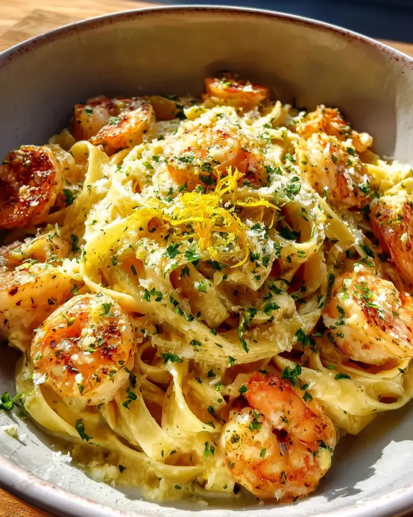 Garlic Butter Shrimp Pasta