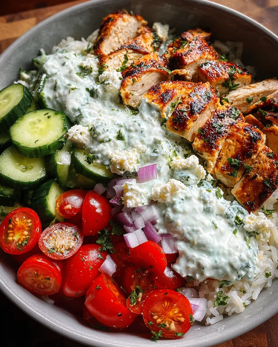Greek Chicken Bowls