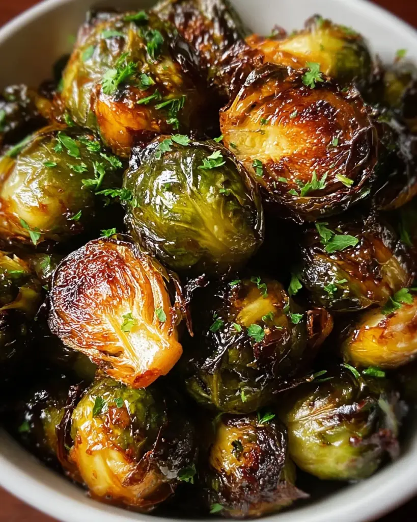 Honey Balsamic Brussels Sprouts