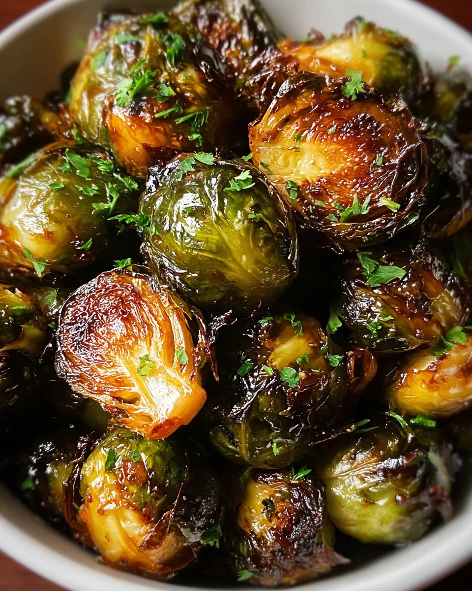 Honey Balsamic Brussels Sprouts