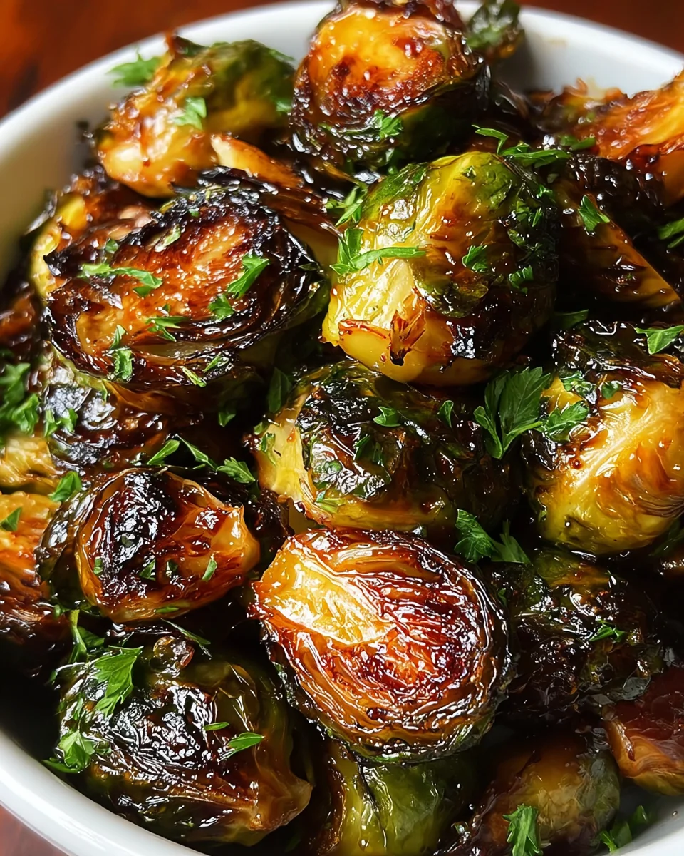 Honey Balsamic Brussels Sprouts 19 Honey