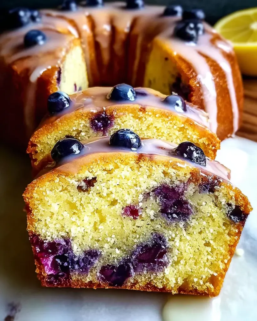 Lemon Blueberry Pound Cake
