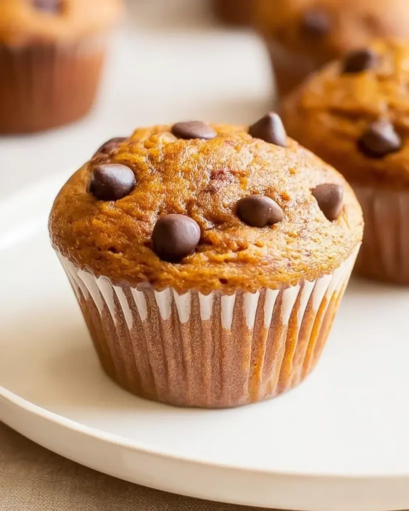 Pumpkin Chocolate Chip Muffins