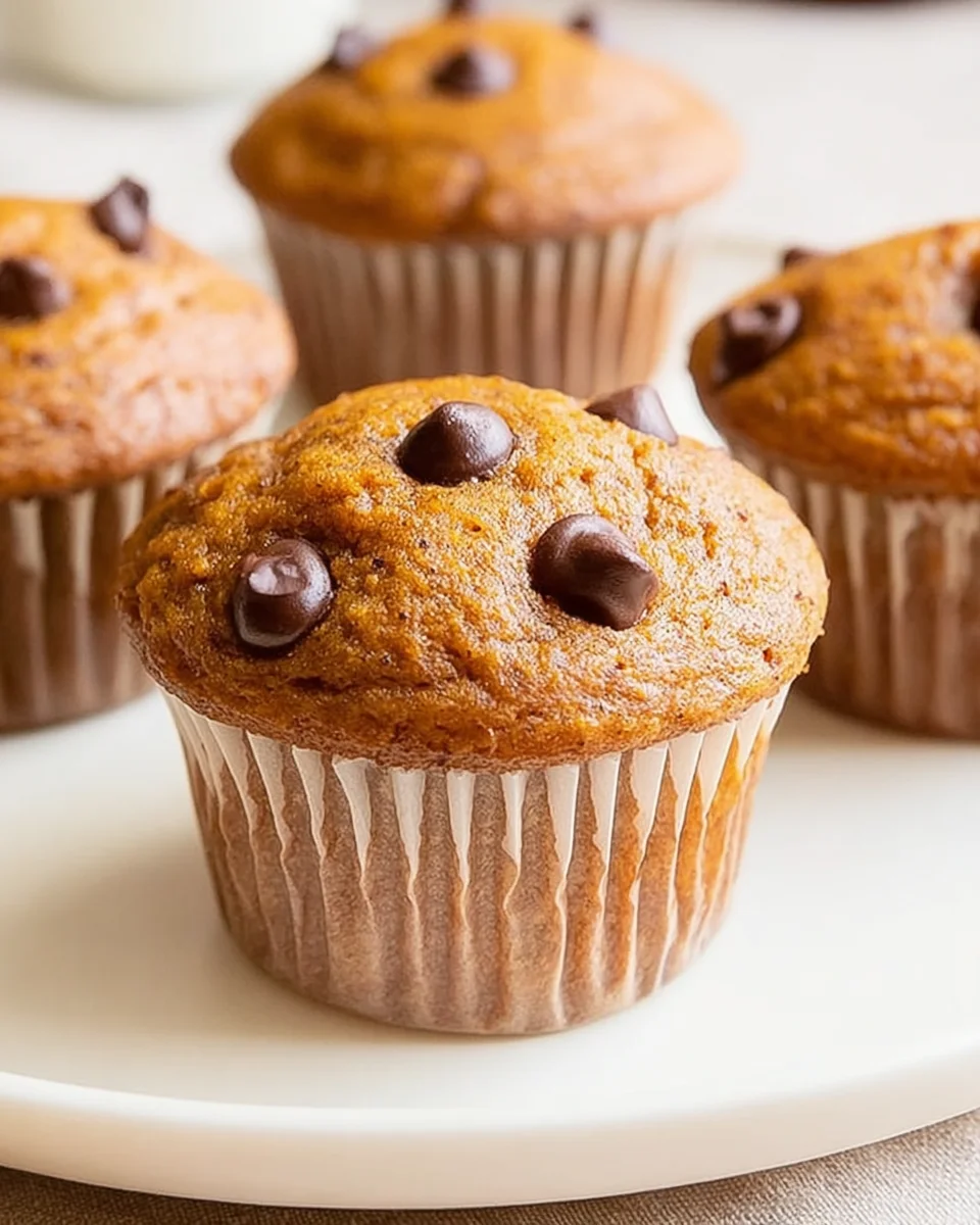 Pumpkin Chocolate Chip Muffins 24 Pumpkin