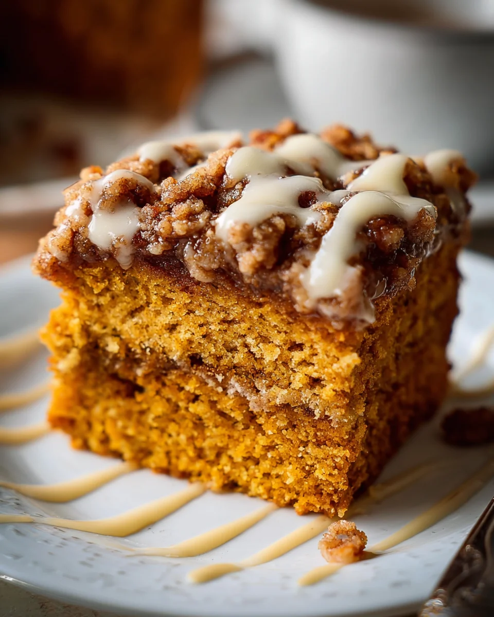 Pumpkin Coffee Cake Recipe
