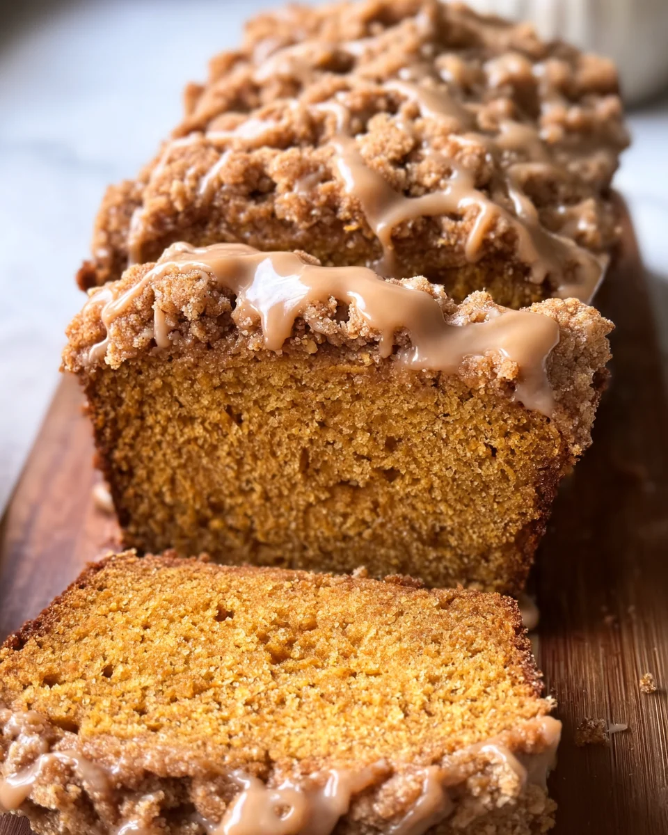 Pumpkin Streusel Bread