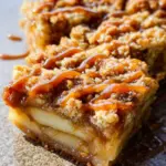 Salted Caramel Apple Crumble Bars Fall Treat 19 Salted Caramel Apple Crumble Bars Fall Treat