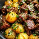 Slow Cooker Garlic Butter Beef Bites & Potatoes 19 Slow Cooker Garlic Butter Beef Bites & Potatoes
