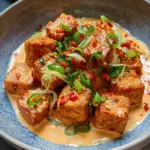 Spicy Tofu with Creamy Coconut Sauce