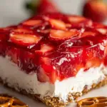 Strawberry Pretzel Jello Salad