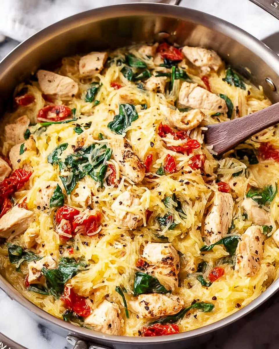 Tuscan Chicken and Spaghetti Squash 19 Tuscan